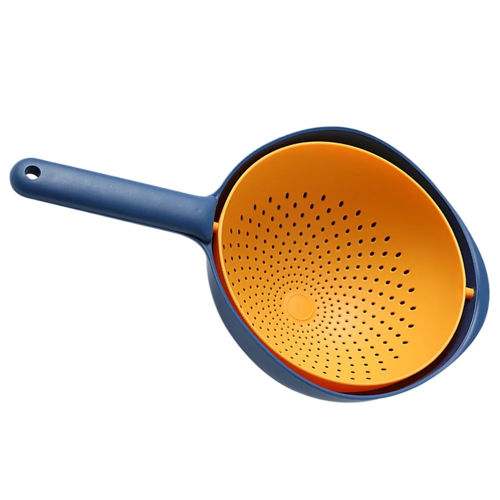 Drain Basket Handle Kitchen Filter Home Storage Plastic Salad Practical Double-layer Strainer Sink
Drain Basket Handle Kitchen Filter Home Storage Plastic Salad Practical Double-layer Strainer Sink