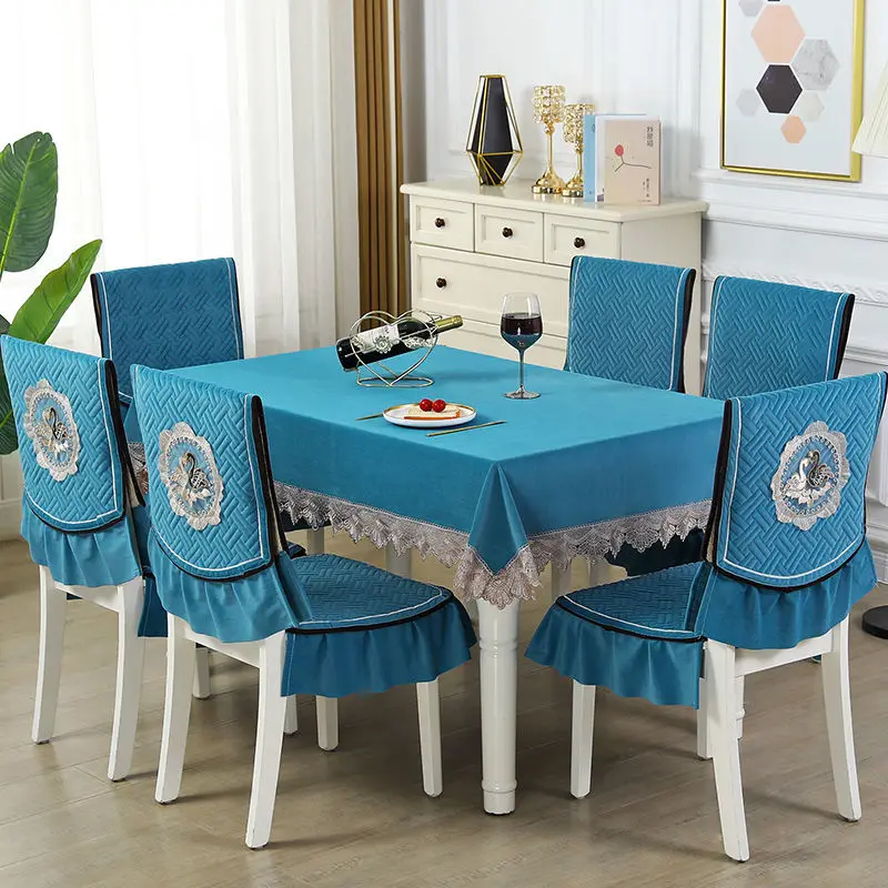 High Quality Dust Home Embroidery Tablecloth + Chair Cover Modern Style Rectangular Banquet Decor Tablecloth Set Four Seasons
High Quality Dust Home Embroidery Tablecloth + Chair Cover Modern Style Rectangular Banquet Decor Tablecloth Set Four Seasons