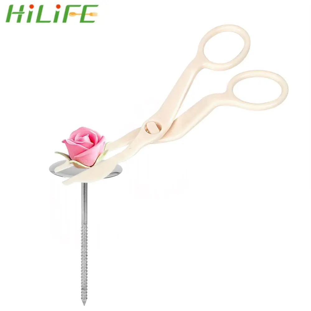 HILIFE Cake Plastic Scissors for Cream Flower Transfer Stainless Steel Piping Nail Practical 1set DIY Cake Decorating Tool Set
HILIFE Cake Plastic Scissors for Cream Flower Transfer Stainless Steel Piping Nail Practical 1set DIY Cake Decorating Tool Set