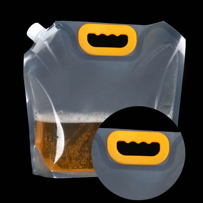 

Прозрачная пластиковая всасывающая насадка для напитков, упаковочные пакеты, упаковка для пивного сока, толстый портативный пакет, ручка для жидкости, упаковка