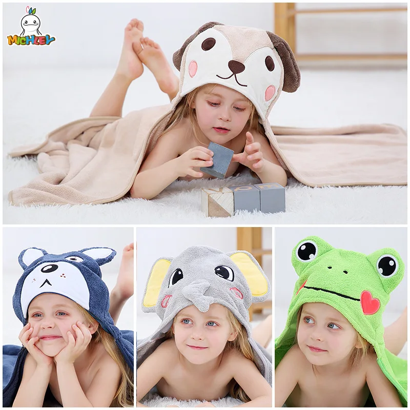 Kids Coral Velvet Bath Towel 70*120cm Cartoon Animal Cloak Baby Cute Hooded Blanket Newborn Warm Quick-drying Bathrobe
Kids Coral Velvet Bath Towel 70*120cm Cartoon Animal Cloak Baby Cute Hooded Blanket Newborn Warm Quick-drying Bathrobe
