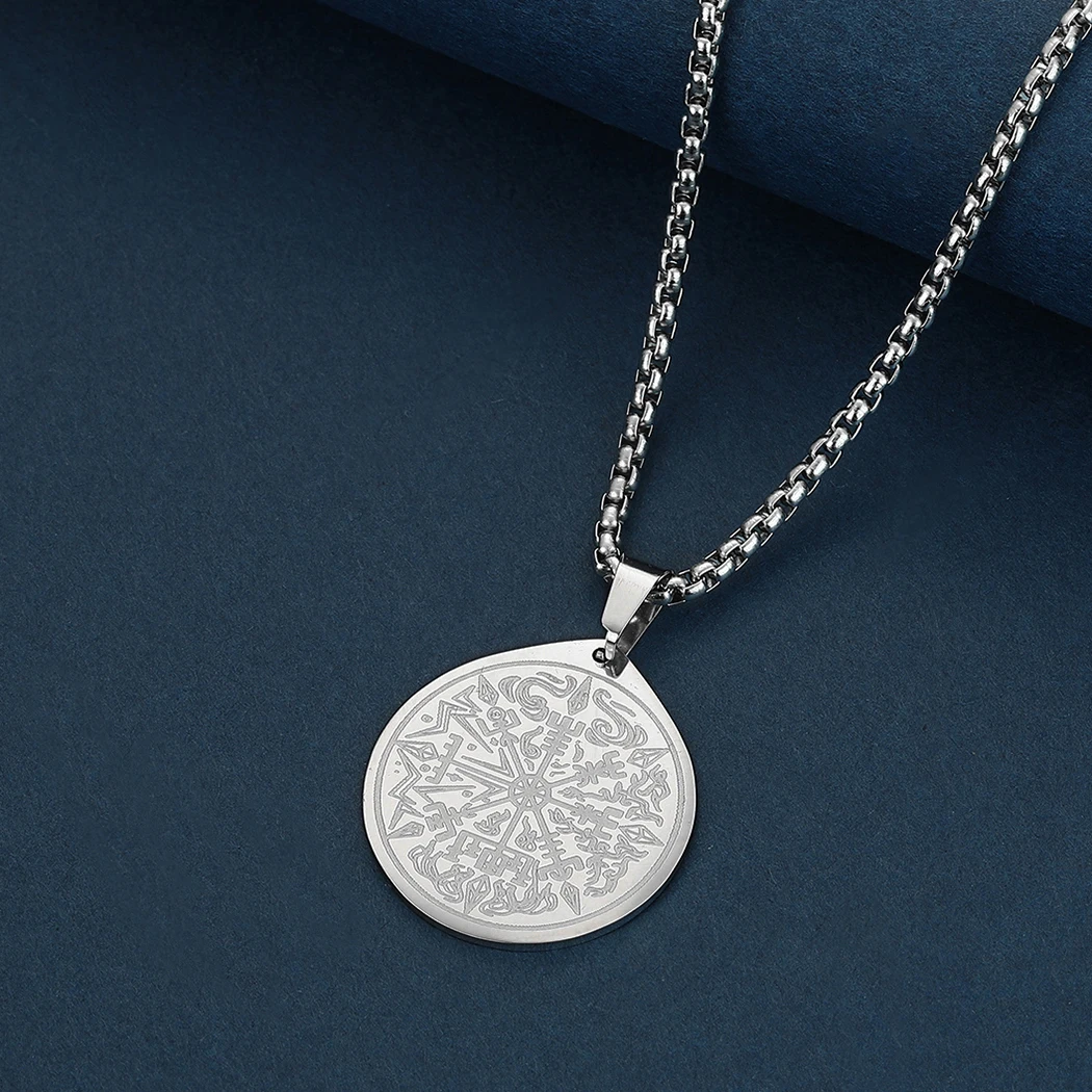 Kinitial Vegvisir pendant, viking amulet, viking jewelry, vegvisir necklace, viking compass, pagan necklace magic pendant nordic
Kinitial Vegvisir pendant, viking amulet, viking jewelry, vegvisir necklace, viking compass, pagan necklace magic pendant nordic