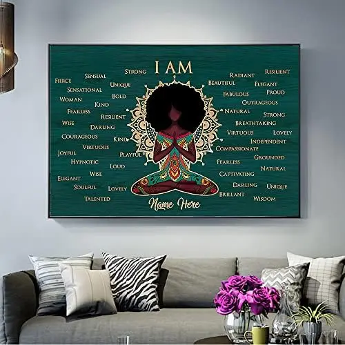 Черный женский плакат на холсте для медитации, плакат на холсте с надписью Yoga Namaste, черная фотография, Черная Королева «Черная Королева»
Черный женский плакат на холсте для медитации, плакат на холсте с надписью Yoga Namaste, черная фотография, Черная Королева «Черная Королева»