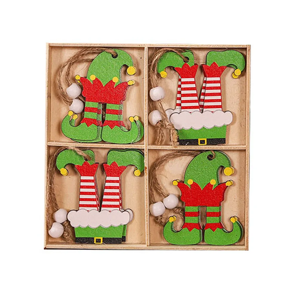 24pcs /set Christmas Wooden Miniature Ornaments Christmas Tree Hanging Pendants New Year Gift Toy For Kid Home Party Decor
24pcs /set Christmas Wooden Miniature Ornaments Christmas Tree Hanging Pendants New Year Gift Toy For Kid Home Party Decor