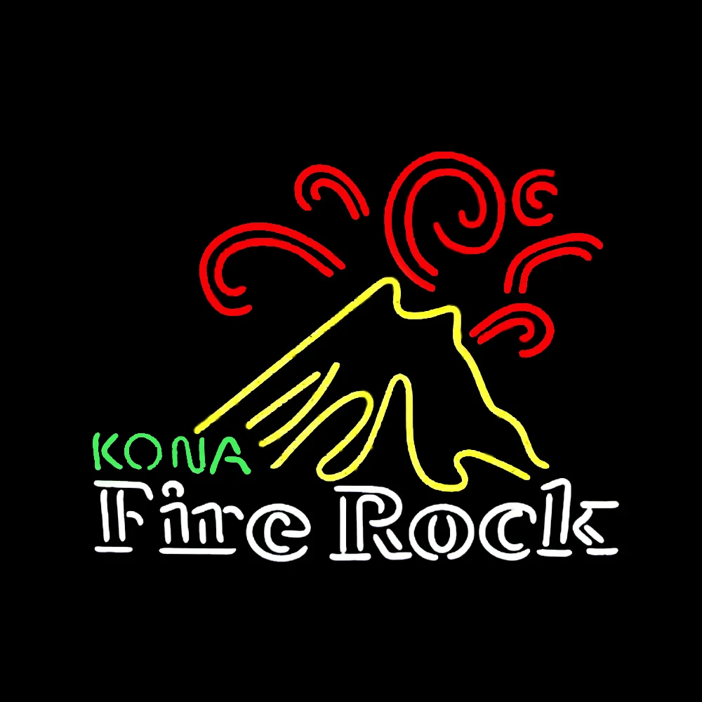 KONA Fire Rock Neon Sign Handmade Real Glass Tube Beer Bar KTV Party Hotel Advertise Music Decor Gift Display Light Lamp 24"X20"
KONA Fire Rock Neon Sign Handmade Real Glass Tube Beer Bar KTV Party Hotel Advertise Music Decor Gift Display Light Lamp 24"X20"