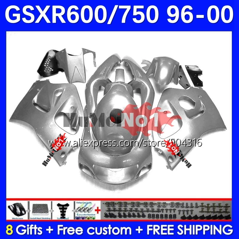 Комплект Bodys для SRAD GSXR 750 600 CC GSXR-600 11No.90 GSXR750 GSXR600 96 97 98 99 00 1996 1997 1998 1999 2000 обтекатель темно-серебристый
Комплект Bodys для SRAD GSXR 750 600 CC GSXR-600 11No.90 GSXR750 GSXR600 96 97 98 99 00 1996 1997 1998 1999 2000 обтекатель темно-серебристый