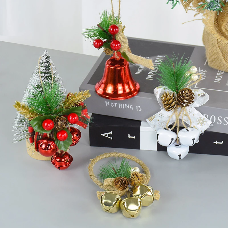 1pc Christmas Jingle Bells Pendants Red Berries Pine Needle Bow Bell Xmas Tree Hanging Decoration For Home New Year Gift Noel
1pc Christmas Jingle Bells Pendants Red Berries Pine Needle Bow Bell Xmas Tree Hanging Decoration For Home New Year Gift Noel