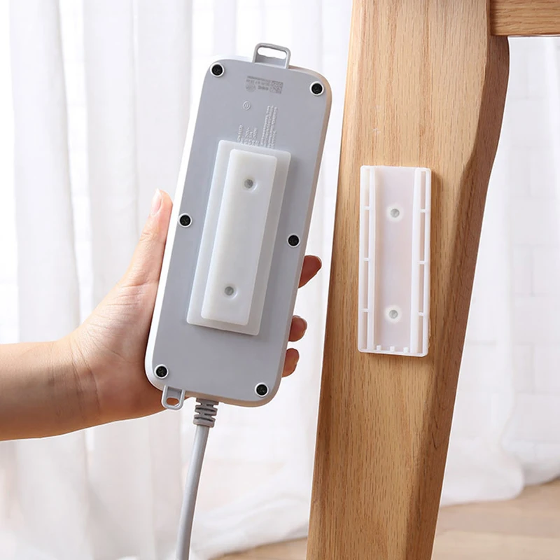 Self-Adhesive Desktop Socket Fixer Cable Organizer Wall Hanging Power Strip Holder Fixator Plug-in Removable Wall-Mounted Fixer
Self-Adhesive Desktop Socket Fixer Cable Organizer Wall Hanging Power Strip Holder Fixator Plug-in Removable Wall-Mounted Fixer