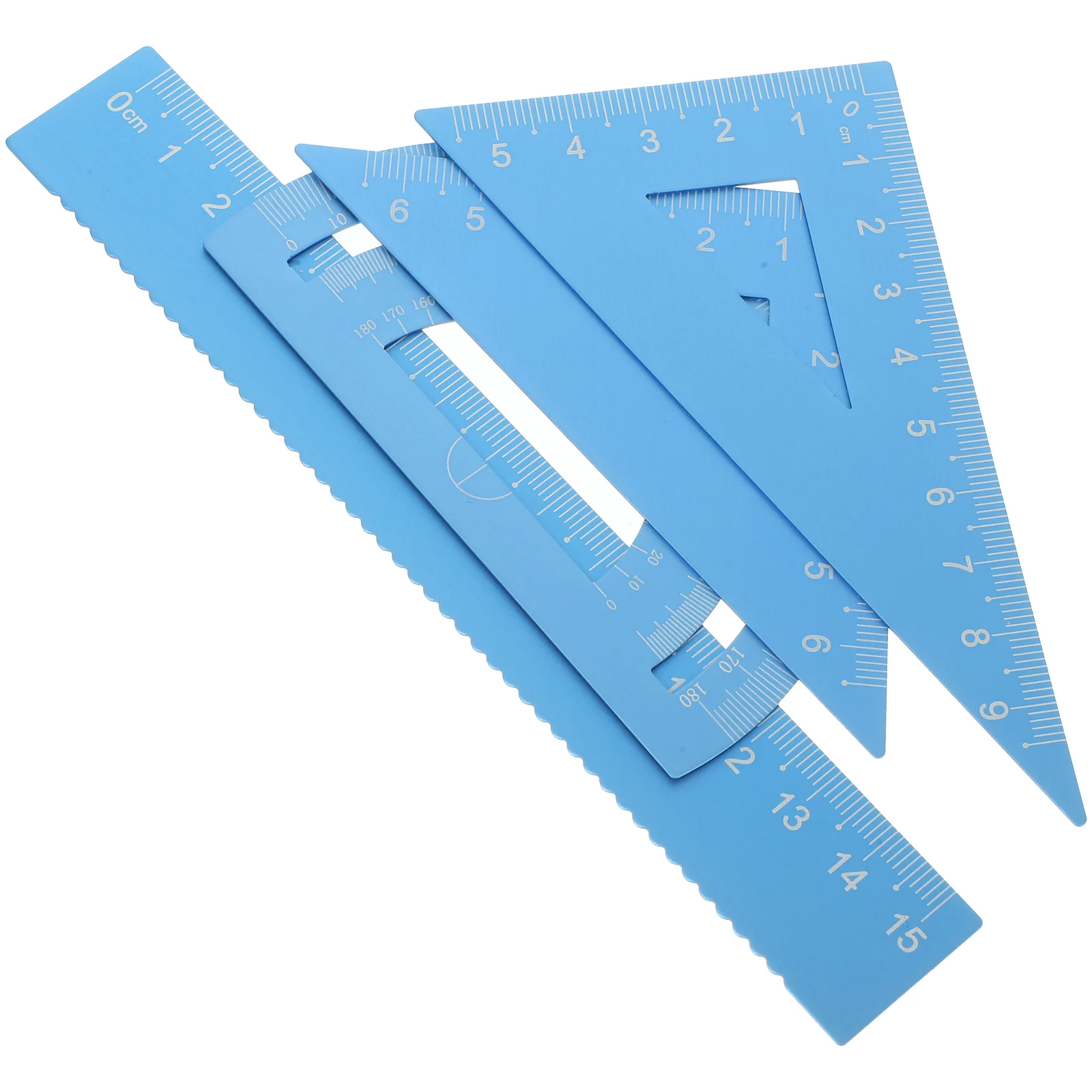 Four Piece Set Professional Geometry Protractor Multi-functional Ruler Kit Measuring Office
Four Piece Set Professional Geometry Protractor Multi-functional Ruler Kit Measuring Office