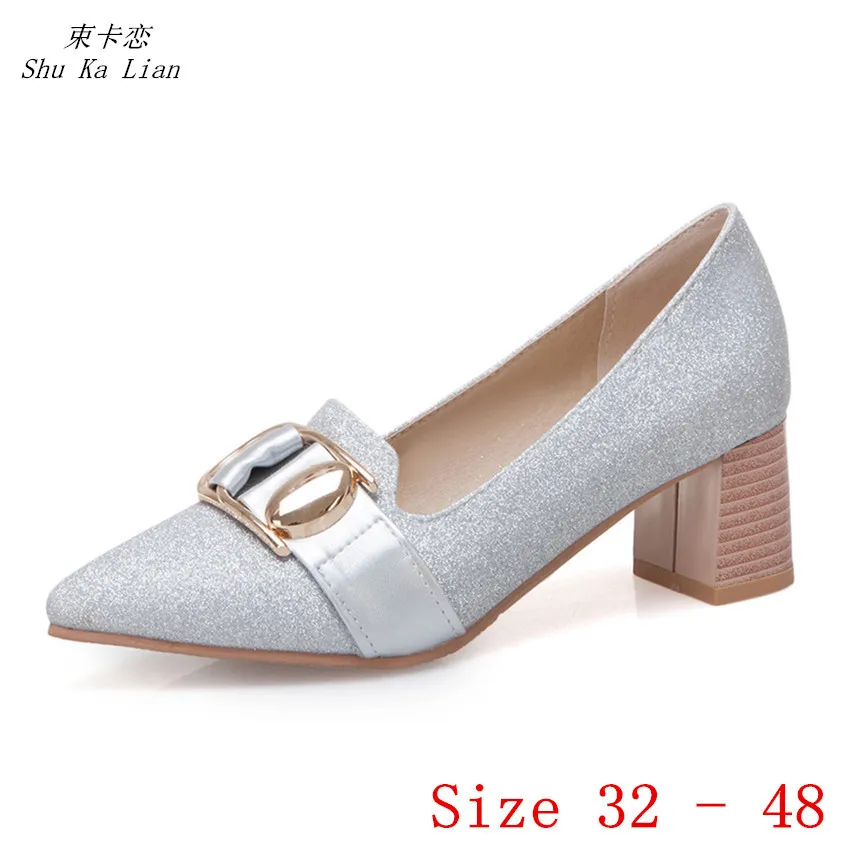 Ladies Pumps Women High Heel Party Shoes Woman Square High Heels Kitten Heels Plus Size 32 33 - 40 41 42 43 44 45 46 47 48
Ladies Pumps Women High Heel Party Shoes Woman Square High Heels Kitten Heels Plus Size 32 33 - 40 41 42 43 44 45 46 47 48