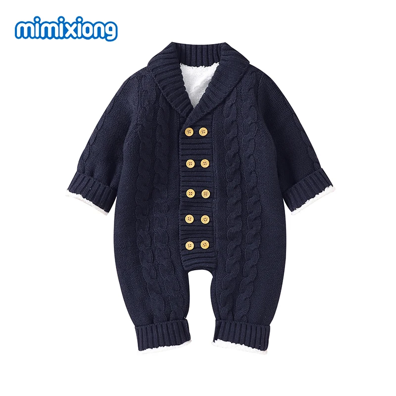 Baby Rompers Winter Thermal Warm Knitted Newborn Infantil Boys Sweaters Jumpsuits Long Sleeve Autumn Toddler Overalls One Pieces
Baby Rompers Winter Thermal Warm Knitted Newborn Infantil Boys Sweaters Jumpsuits Long Sleeve Autumn Toddler Overalls One Pieces