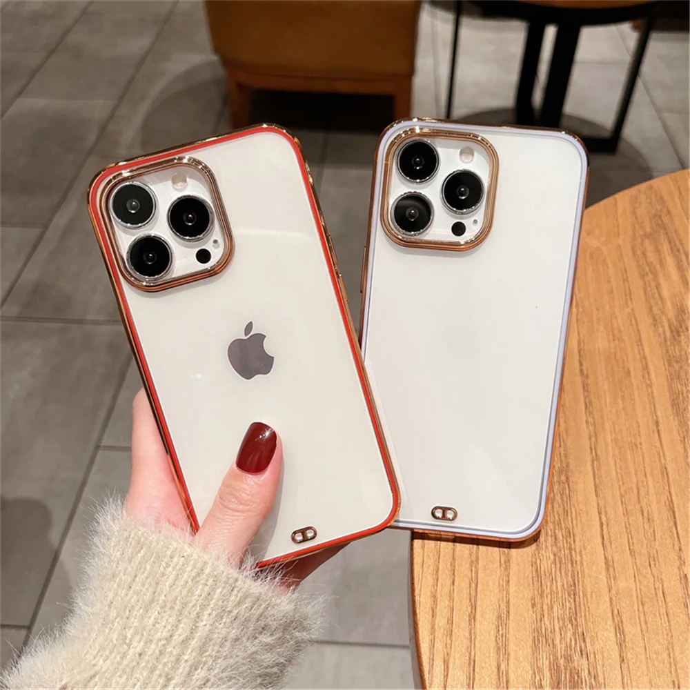 Роскошный мягкий Гальванизированный Прозрачный чехол для телефона iPhone 13 12 11 Pro Max Mini XS X XR 7 8 Plus SE 2022 противоударный силиконовый чехол
Роскошный мягкий Гальванизированный Прозрачный чехол для телефона iPhone 13 12 11 Pro Max Mini XS X XR 7 8 Plus SE 2022 противоударный силиконовый чехол