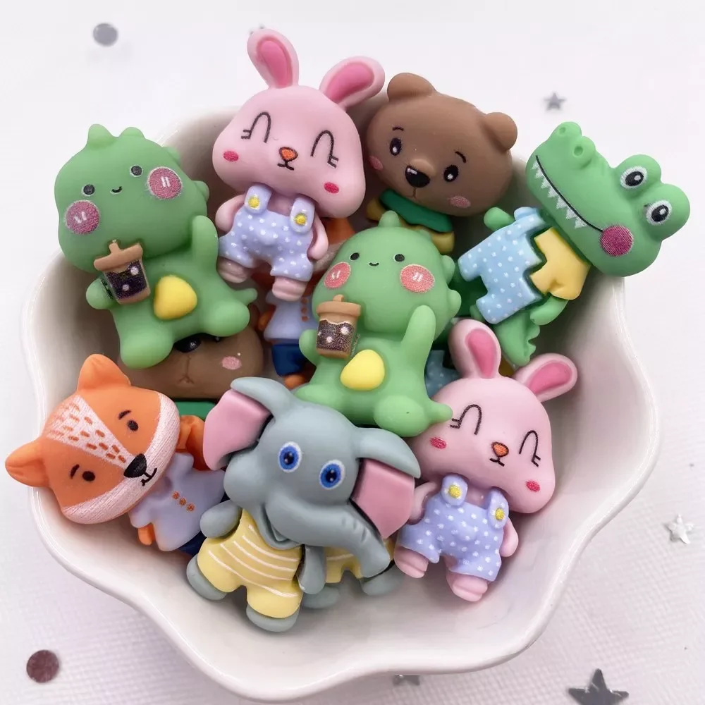 Painted Resin Kawaii Colorful Rabbit Elephant Bear Dinosaur Flatback Stone Figurine 12PCS Scrapbook DIY Decor Crafts
Painted Resin Kawaii Colorful Rabbit Elephant Bear Dinosaur Flatback Stone Figurine 12PCS Scrapbook DIY Decor Crafts