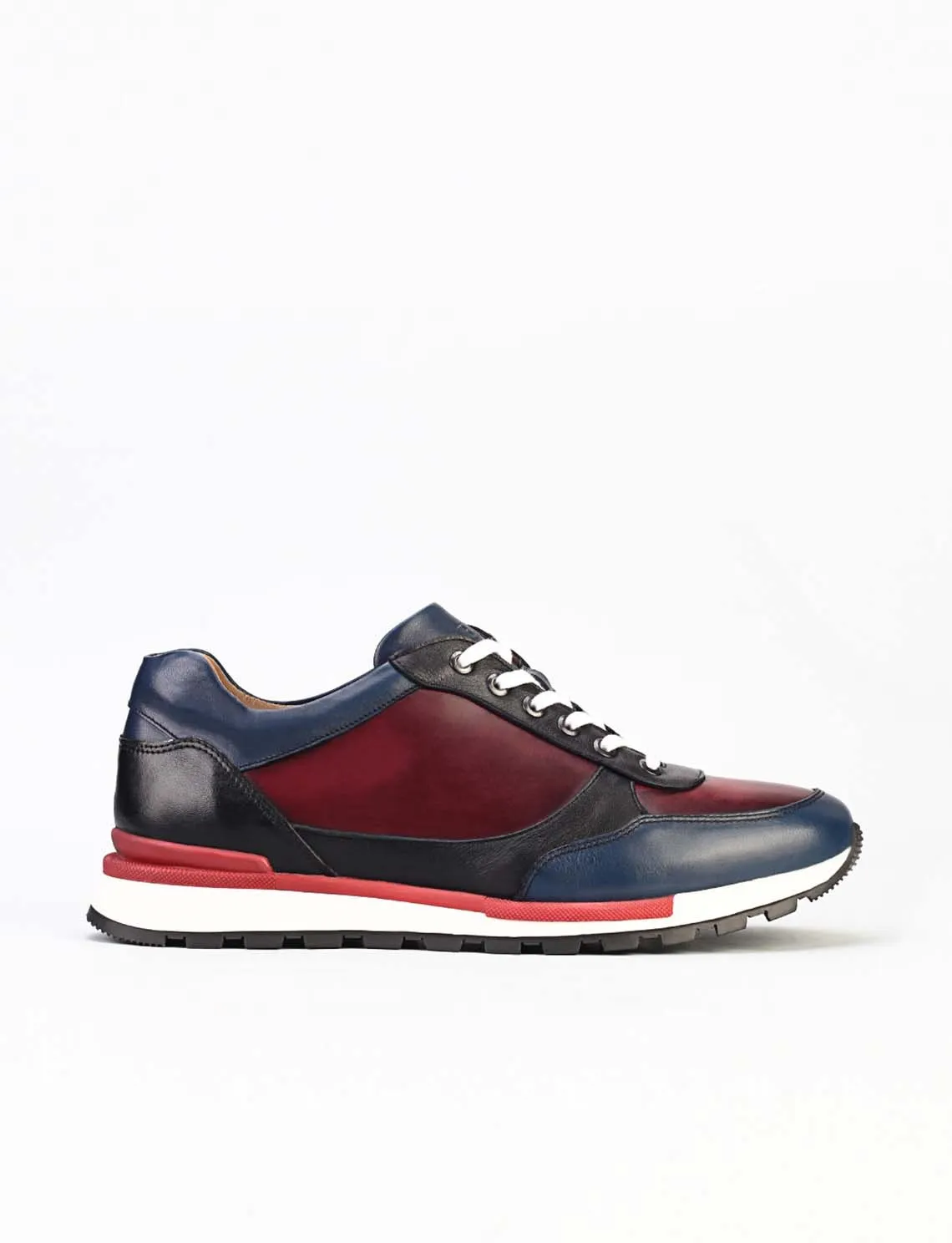 Genuine Leather Black Lace-Up Men Sports Shoes 
Genuine Leather Black Lace-Up Men Sports Shoes