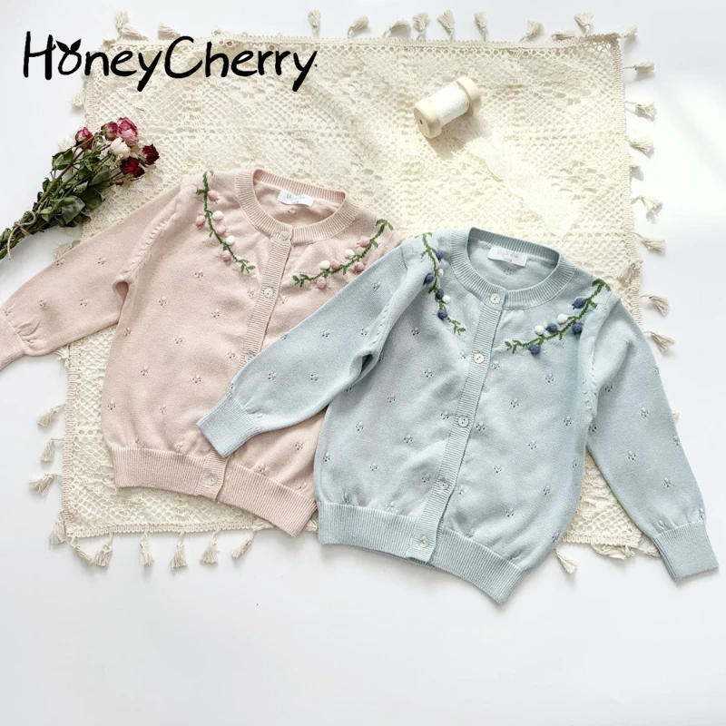 HoneyCherry/Новинка 2022 года; Весенний вязаный кардиган для девочек; Вязаный кардиган для девочек; Свитер для маленьких девочек
HoneyCherry/Новинка 2022 года; Весенний вязаный кардиган для девочек; Вязаный кардиган для девочек; Свитер для маленьких девочек