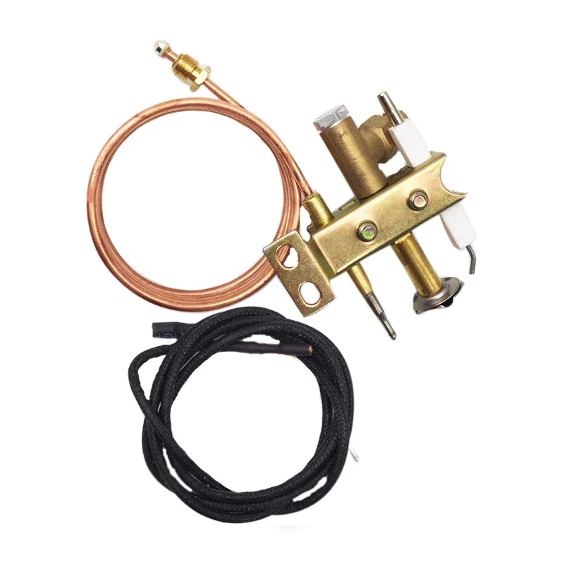 Gas Fryer Universal Pilot Burner with 900mm Piezo Wire and Commercial Range Stove Spare Thermocouple Sensor M9x1 Thread Assembly
Gas Fryer Universal Pilot Burner with 900mm Piezo Wire and Commercial Range Stove Spare Thermocouple Sensor M9x1 Thread Assembly