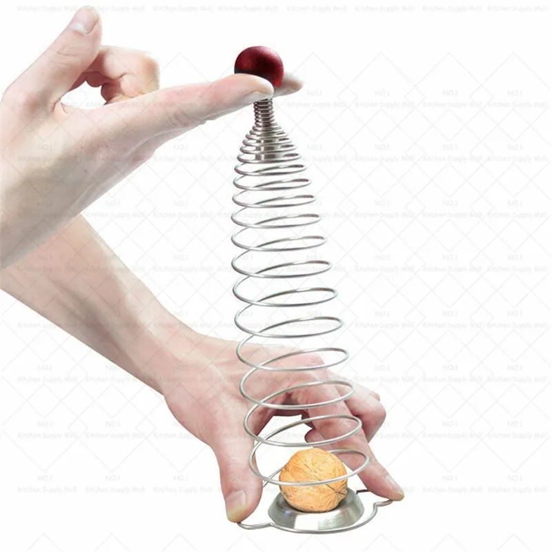 Spring Nut Sheller Walnut Opening Tools Creative Kitchen Accessories Stainless Steel Nut Cracker Portable Home Use Tools
Spring Nut Sheller Walnut Opening Tools Creative Kitchen Accessories Stainless Steel Nut Cracker Portable Home Use Tools
