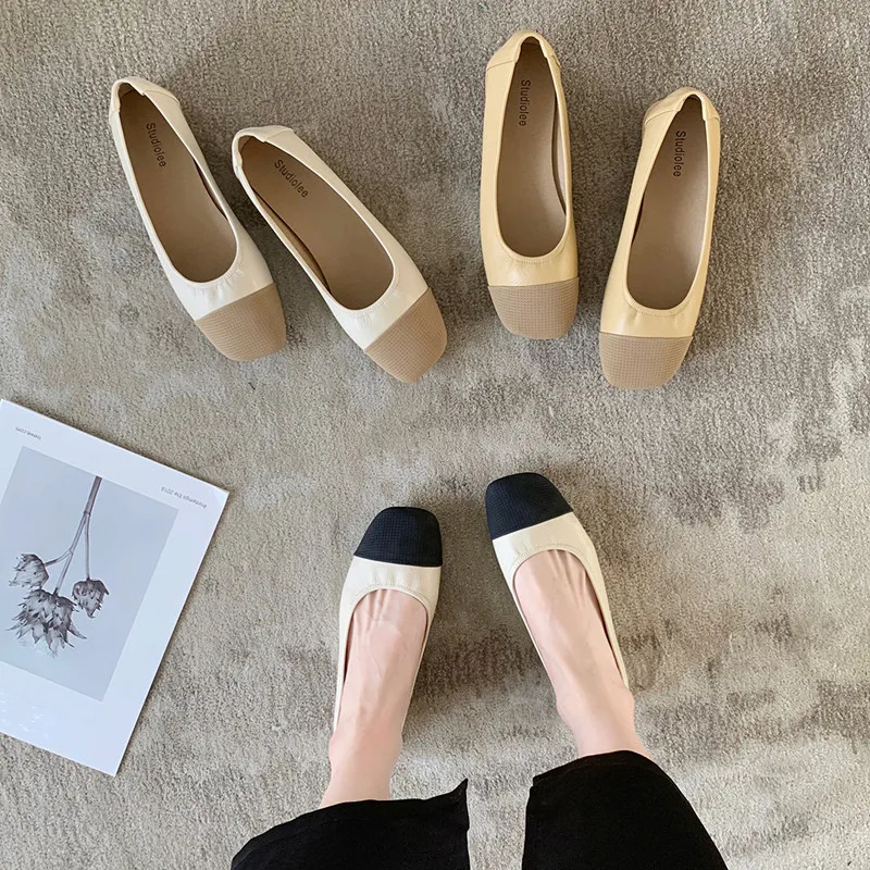 2023 Summer New Fashion Women's Shoes Square Toe Soft Bottom Thick Heel Single Shoes Shallow Mouth Casual Flat Women's Shoes
2023 Summer New Fashion Women's Shoes Square Toe Soft Bottom Thick Heel Single Shoes Shallow Mouth Casual Flat Women's Shoes