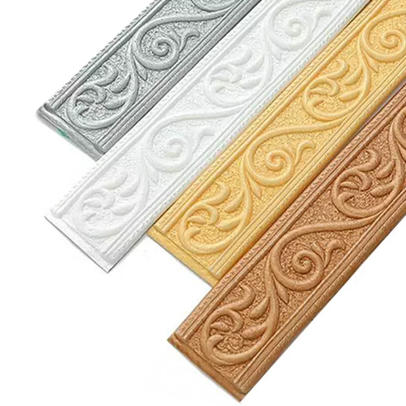 NEW 3D Wall Trim Line Skirting Border Self Adhesive Waterproof Baseboard Wallpaper Wall Sticker For Living Room Home Decoration
NEW 3D Wall Trim Line Skirting Border Self Adhesive Waterproof Baseboard Wallpaper Wall Sticker For Living Room Home Decoration