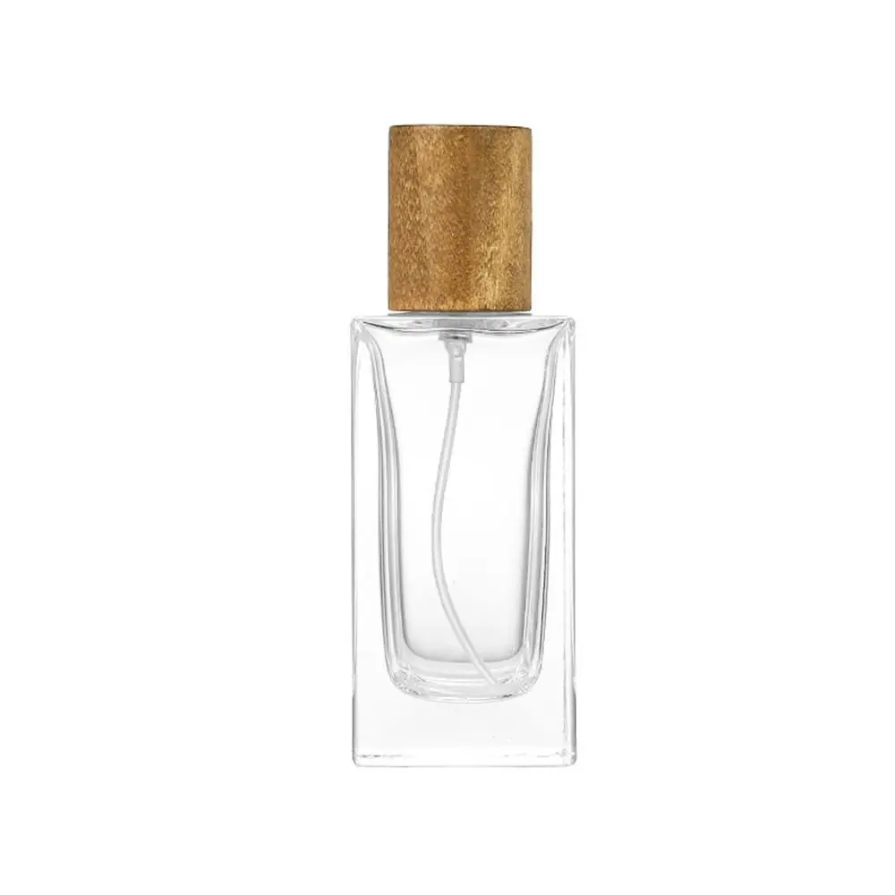 30ml/50ml Perfume Bottle Square Glass Thick Bottom Bayonet High-End Spray Wooden Lid Refillable Bottle
30ml/50ml Perfume Bottle Square Glass Thick Bottom Bayonet High-End Spray Wooden Lid Refillable Bottle