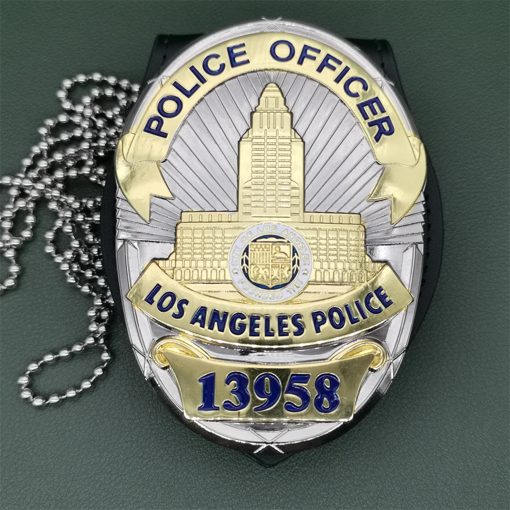 

Металлический значок с детективом Лос-Анджелеса, США, LAPD, № 13958, реквизит для косплея и фильма, подарок на Хэллоуин