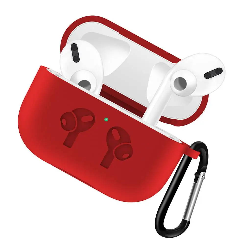 Silicone Bluetooth-compatible Earphone Case with Anti-Falling Metal Buckle Wireless Headset Box Cover for Apple Airpods Pro/3
Silicone Bluetooth-compatible Earphone Case with Anti-Falling Metal Buckle Wireless Headset Box Cover for Apple Airpods Pro/3