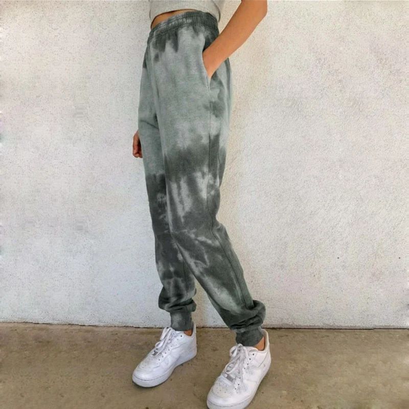 Autumn Winter Fashion Tie-dyed Little Feet Bloomers Casual Streetwear Mid Waist Trousers Elegant Slim Sports Pocket Long Pants
Autumn Winter Fashion Tie-dyed Little Feet Bloomers Casual Streetwear Mid Waist Trousers Elegant Slim Sports Pocket Long Pants
