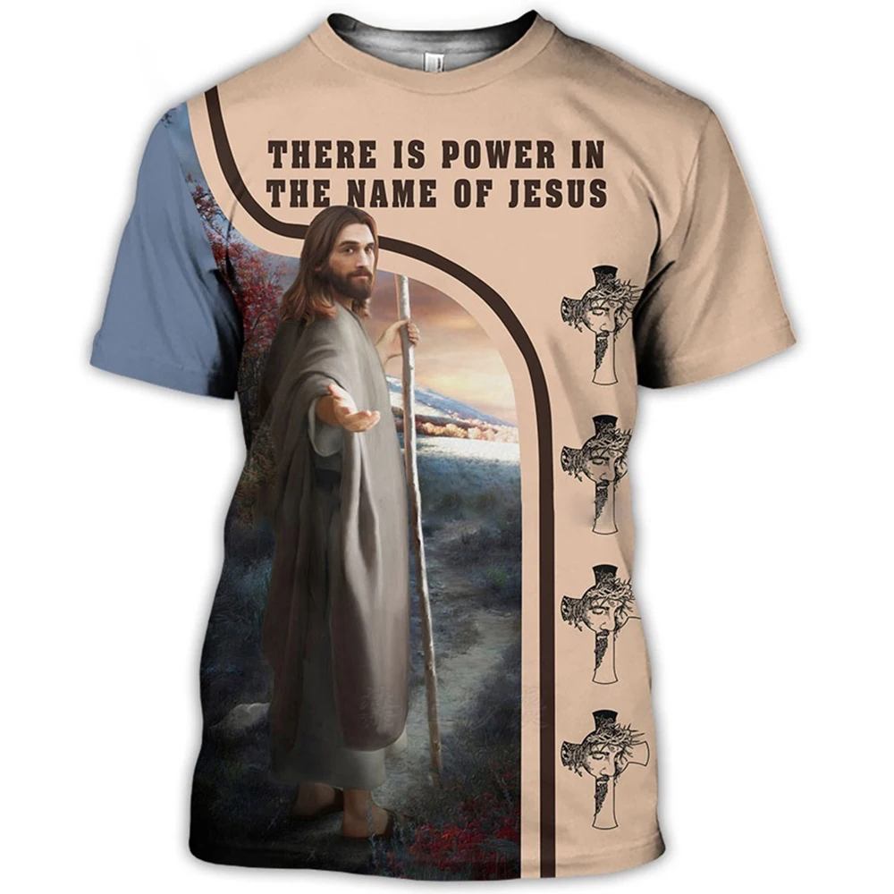 New Jesus Christ 3D Print T-shirt Oversized Harajuku Hip Hop Short Sleeve Fashion Casual Savior Top Comfortable Cool Tees
New Jesus Christ 3D Print T-shirt Oversized Harajuku Hip Hop Short Sleeve Fashion Casual Savior Top Comfortable Cool Tees