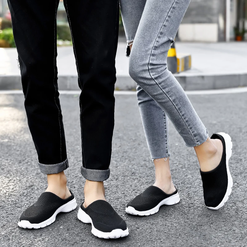 Unisex Half Shoes Summer Slip On Mens Fashion Sneakers Casual Mesh Comfortable Soft Male Shoes Couple Walking Footwear Plus Size
Unisex Half Shoes Summer Slip On Mens Fashion Sneakers Casual Mesh Comfortable Soft Male Shoes Couple Walking Footwear Plus Size