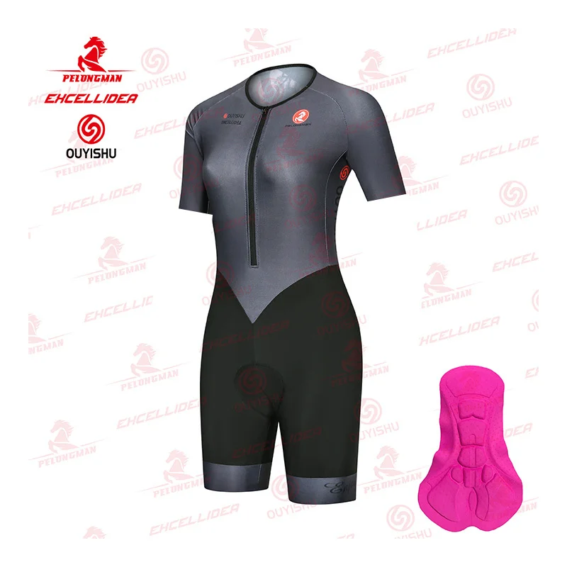 2021Women‘s Professional Triathlon Suit Clothes Cycling Skinsuits Body Maillot Ropa Ciclismo Rompers Jumpsuit Kits Summer
2021Women‘s Professional Triathlon Suit Clothes Cycling Skinsuits Body Maillot Ropa Ciclismo Rompers Jumpsuit Kits Summer