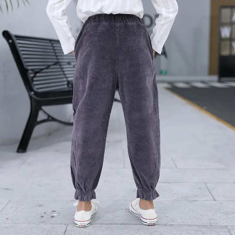 Fashion Children Pants Corduroy Kids Spring Autumn Clothes Girls Trousers for Baby Girl Harem Pants Grey 100~160 Khaki X77
Fashion Children Pants Corduroy Kids Spring Autumn Clothes Girls Trousers for Baby Girl Harem Pants Grey 100~160 Khaki X77