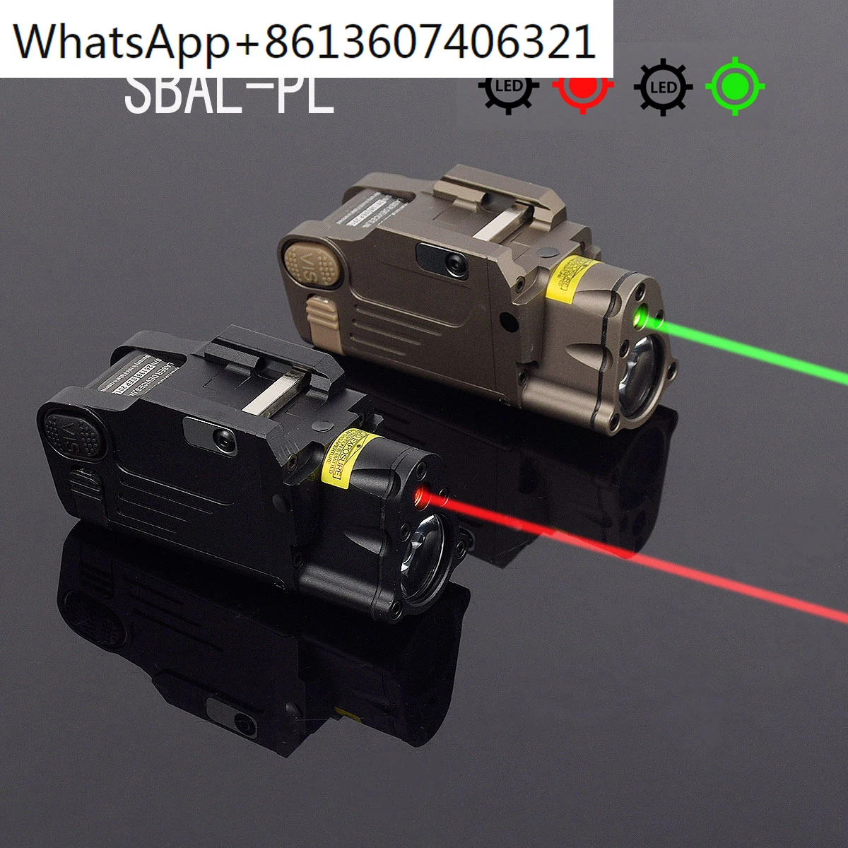 Металлический Тактический Телефон, красное зеленое лазерное оружие, стробоскоп для страйкбола 17 19