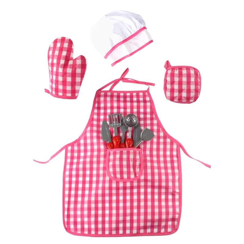 10Pcs Kids Kitchenware Set,Little Kids Cooking Baking Set Chef Hat Mitt & Utensil For Toddler Dress Up Chef Costume
10Pcs Kids Kitchenware Set,Little Kids Cooking Baking Set Chef Hat Mitt & Utensil For Toddler Dress Up Chef Costume
