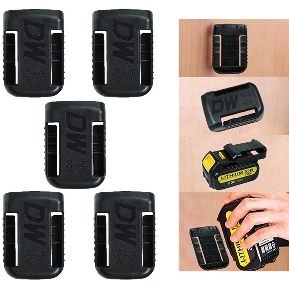 2/5/10PCS For Dewalt 18V 20V 60V Battery Holder Wall Storage Mounts Stander Mount Display Hanger Dock Battery Belt Buckle Black
2/5/10PCS For Dewalt 18V 20V 60V Battery Holder Wall Storage Mounts Stander Mount Display Hanger Dock Battery Belt Buckle Black