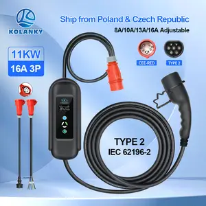 Borne de recharge portable triphasé CEEred Plug 11 kW 16A - Tesmile