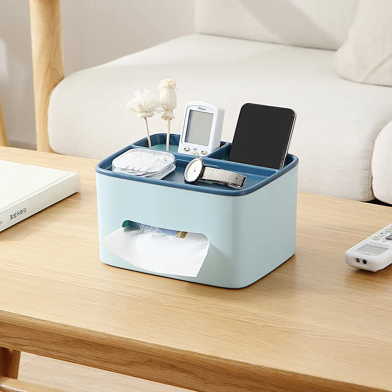 Plastic Tissue Boxes with Remote Control Holder Multifunctional Tissue Paper Storage Box Home Office Countertop Organizer
Plastic Tissue Boxes with Remote Control Holder Multifunctional Tissue Paper Storage Box Home Office Countertop Organizer