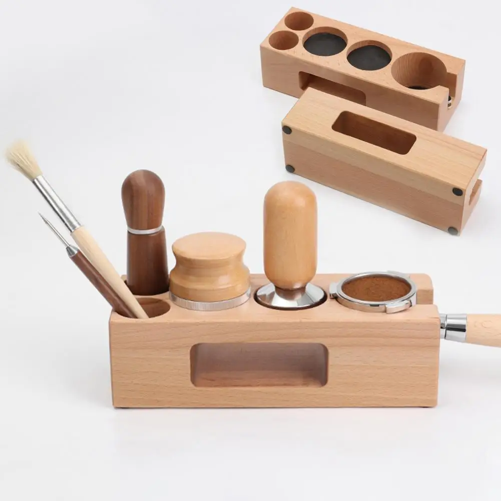 Coffee Filter Holder Tamper Stand Wooden Espresso Distributor Coffee Tamper Portafilter Support Rack Tamper Holder Barista Tools
Coffee Filter Holder Tamper Stand Wooden Espresso Distributor Coffee Tamper Portafilter Support Rack Tamper Holder Barista Tools