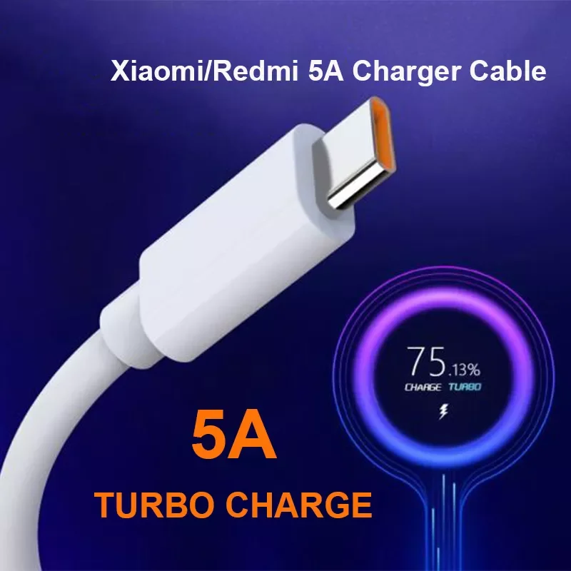 Xiaomi 5A Turbo Charger Cable Original Quick Charging Type C USB Line For Mi 11 10 9 Pro 9Se CC9 Pro Note 10 Lite Redmi K40 Pro
Xiaomi 5A Turbo Charger Cable Original Quick Charging Type C USB Line For Mi 11 10 9 Pro 9Se CC9 Pro Note 10 Lite Redmi K40 Pro