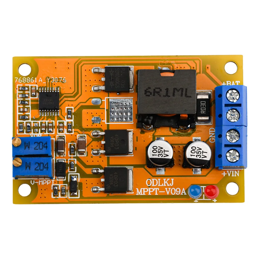 6A MPPT Solar Panel Charge Regulator Controller Lithium Battery Solar Charging Control Panel 7-28V Battery Charging Auto Switch
6A MPPT Solar Panel Charge Regulator Controller Lithium Battery Solar Charging Control Panel 7-28V Battery Charging Auto Switch