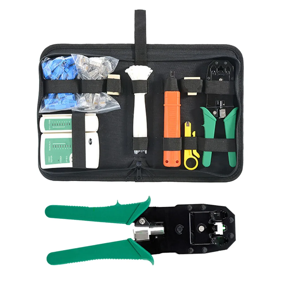 Portable RJ45 RJ11 RJ12 Network Cable Tester Cat5 Cat6 UTP Lan Tester RJ45 Cable Crimping Pliers LAN Network Repair Tools Kit
Portable RJ45 RJ11 RJ12 Network Cable Tester Cat5 Cat6 UTP Lan Tester RJ45 Cable Crimping Pliers LAN Network Repair Tools Kit