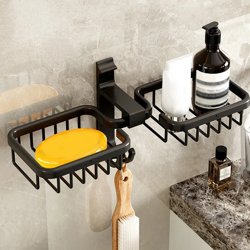 Free-punch Aluminum Soap Dish Soap Finishing Rack Toilet Soap Box Toilet Draining Soap Holder Home Bathroom Organizers Supplies
Free-punch Aluminum Soap Dish Soap Finishing Rack Toilet Soap Box Toilet Draining Soap Holder Home Bathroom Organizers Supplies