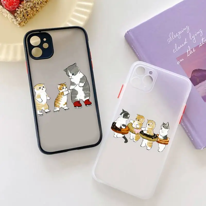 cat cute cartoon Phone Case matte transparent For iphone 7 8 11 12 13 plus mini x xs xr pro max cover
cat cute cartoon Phone Case matte transparent For iphone 7 8 11 12 13 plus mini x xs xr pro max cover