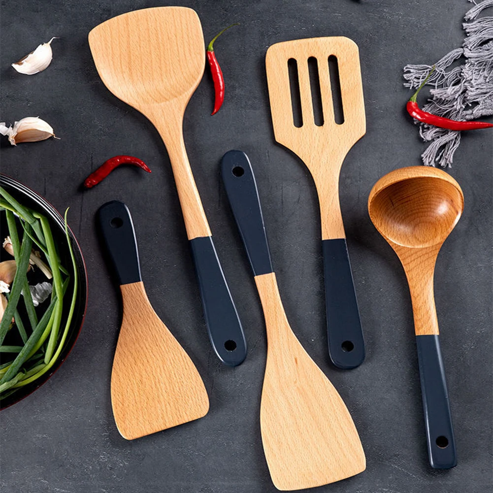 Rice Scoop Wooden Kitchen Tableware Non-Scratch Beech Cooking Spatula Spoon with Long Handle Kitchen Utensils Cooking Tools
Rice Scoop Wooden Kitchen Tableware Non-Scratch Beech Cooking Spatula Spoon with Long Handle Kitchen Utensils Cooking Tools