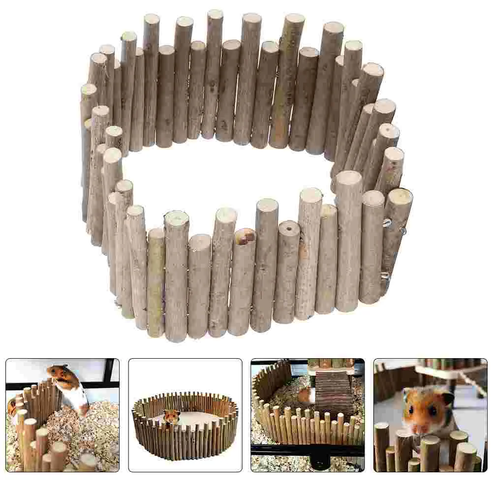 Hamster Ladder Toy Fence Cage Toys Wood Chinchilla Bridge Platform Suspension Rodents Rat Mice Flexible Wooden Hideout Chew
Hamster Ladder Toy Fence Cage Toys Wood Chinchilla Bridge Platform Suspension Rodents Rat Mice Flexible Wooden Hideout Chew