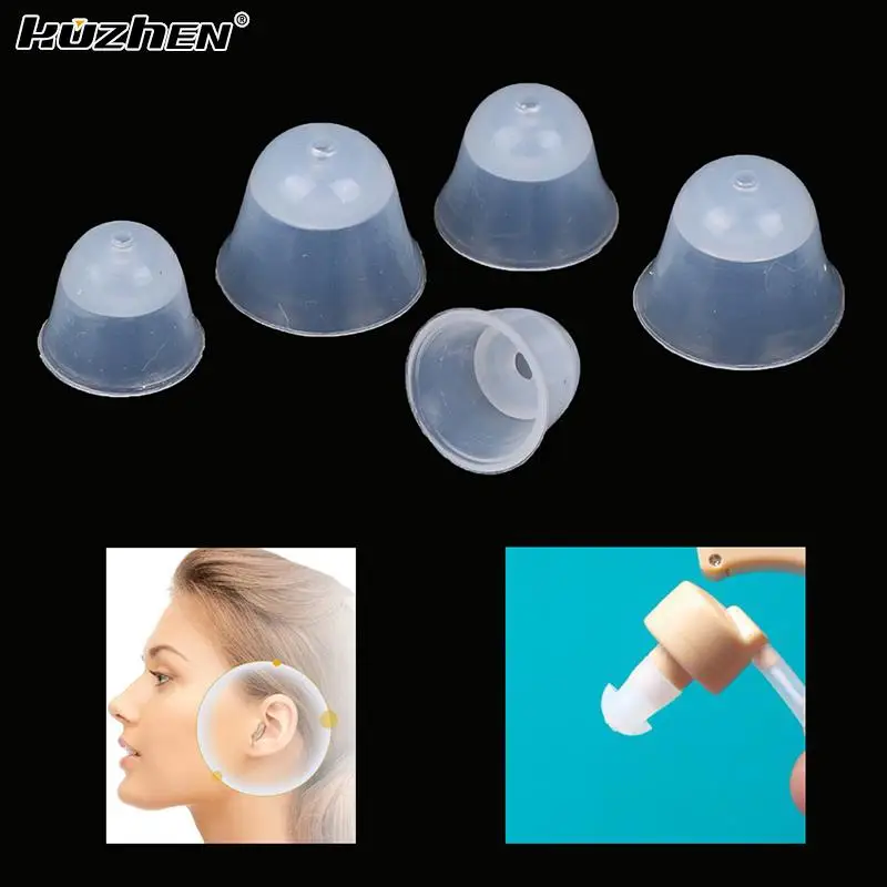 

5 шт., силиконовые затычки для слуховых аппаратов