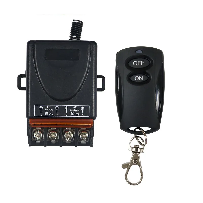433mhz AC110V 220V 30A relay high power 1 channel Water pump controller switch lighting on and off motor transmitter
433mhz AC110V 220V 30A relay high power 1 channel Water pump controller switch lighting on and off motor transmitter