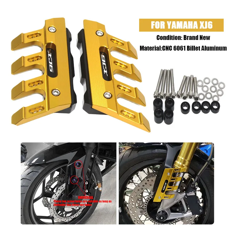 With Logo For YAMAHA xj6 Motorcycle Mudguard Front Fork Protector Guard Block Front Fender Anti-fall Slider Accessories
With Logo For YAMAHA xj6 Motorcycle Mudguard Front Fork Protector Guard Block Front Fender Anti-fall Slider Accessories