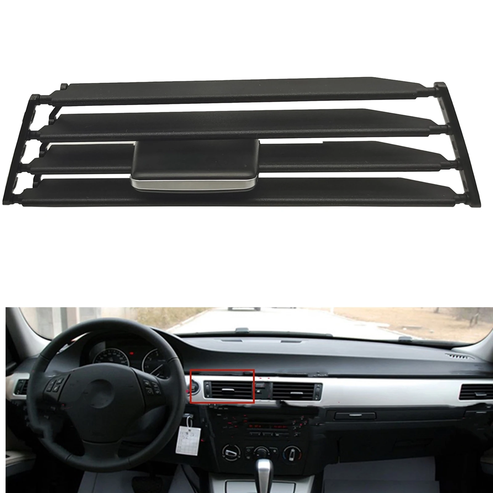 For BMW E90 E91 E92 E93 3-Series M3 2005-2012 Right/Left Conditioning Duct Grill Trim Center Console A/C Air Vent Grille Outlet
For BMW E90 E91 E92 E93 3-Series M3 2005-2012 Right/Left Conditioning Duct Grill Trim Center Console A/C Air Vent Grille Outlet