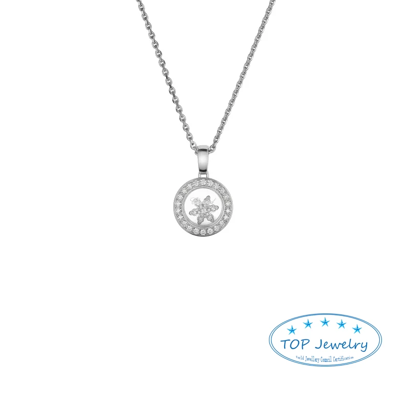 Switzerland top luxury brand jewelry 925 sliver rose gold HAPPY SNOWFLAKES necklace for women couple's gift 
Switzerland top luxury brand jewelry 925 sliver rose gold HAPPY SNOWFLAKES necklace for women couple's gift