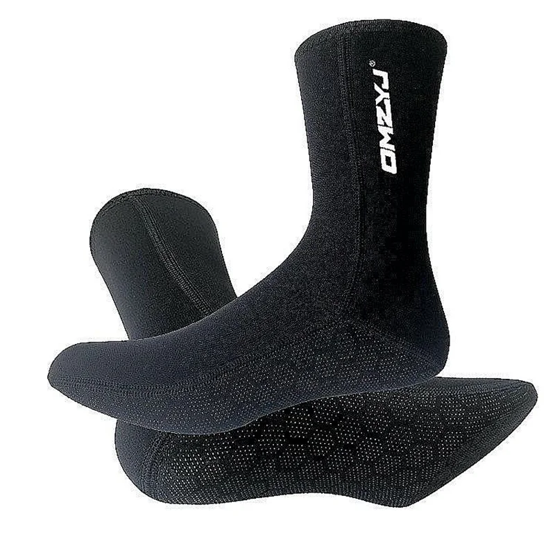 5ММ Неопреновые носки для дайвинга, водных видов спорта, сноркелинга, серфинга, а также для плавания на пляже без скольжения для мужчин и женщин.